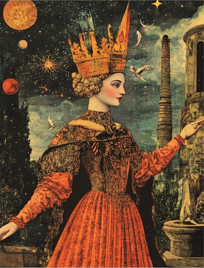 Mythica — Fantasy Collage Art Book eBook page 59 — [object Object]