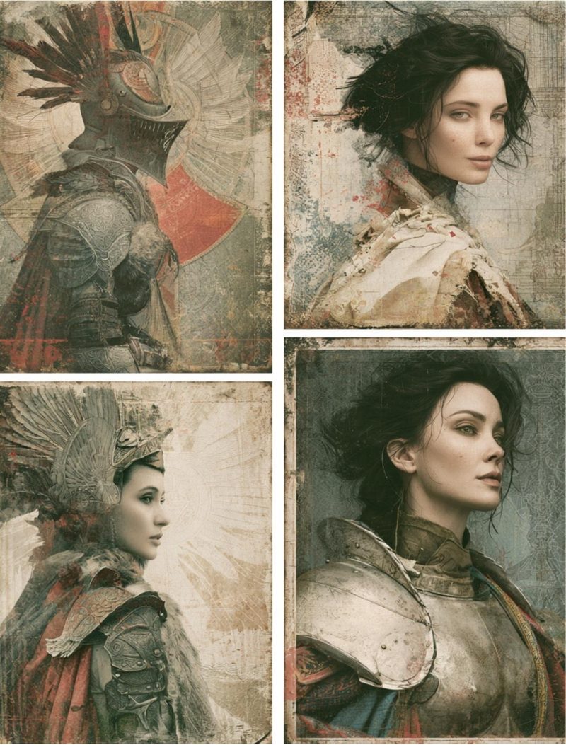Mythica — Fantasy Collage Art Book eBook page 62 — [object Object]