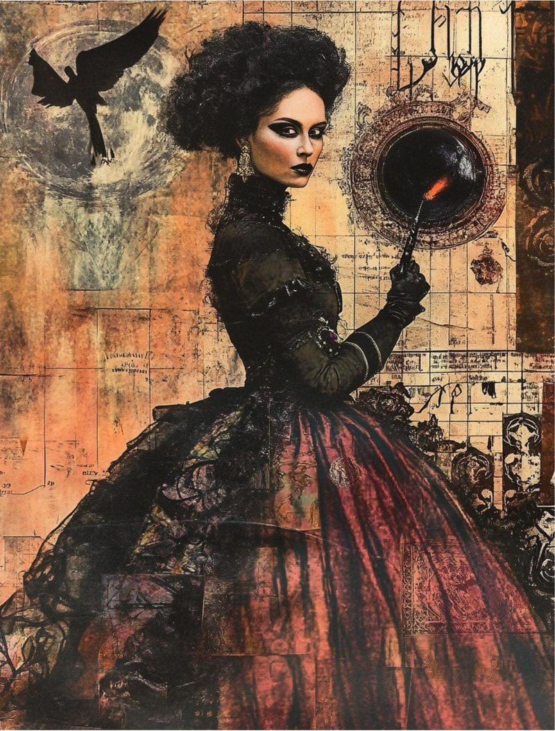 Mythica — Fantasy Collage Art Book eBook page 63 — [object Object]