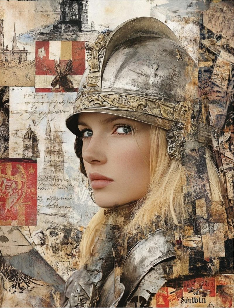 Mythica — Fantasy Collage Art Book eBook page 65 — [object Object]
