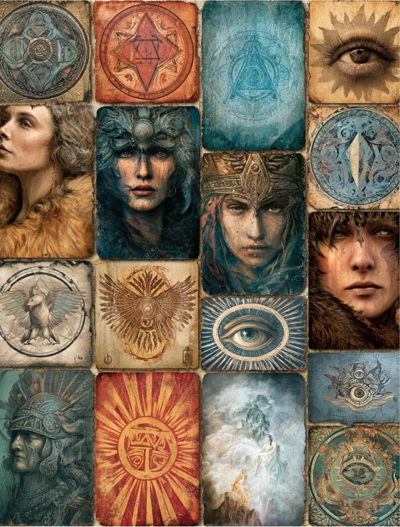 Mythica — Fantasy Collage Art Book eBook page 68 — [object Object]