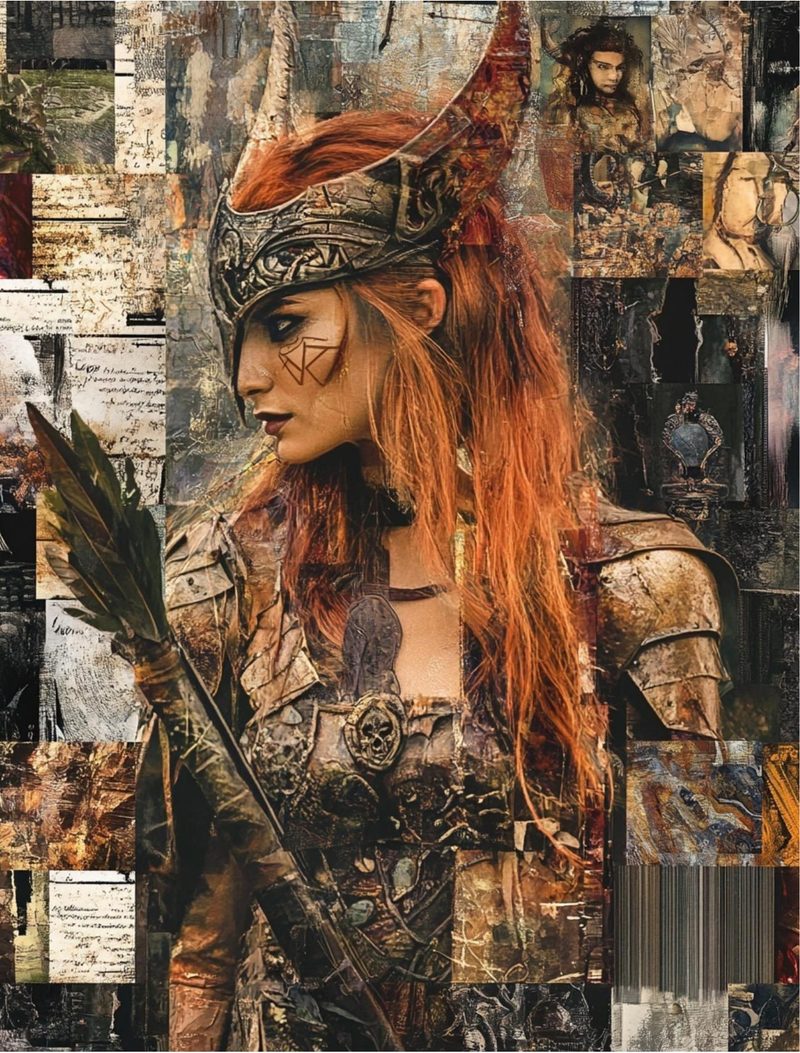 Mythica — Fantasy Collage Art Book eBook page 9 — [object Object]