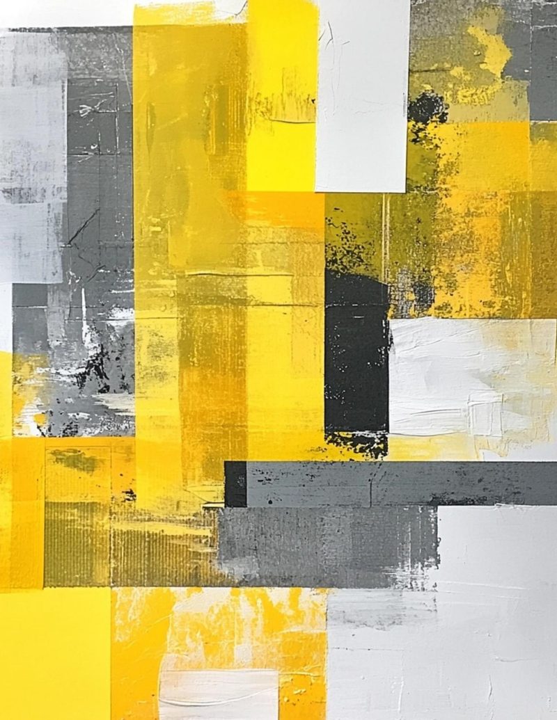 Orimazing eBook page 14 — abstract collage, geometric modern, mixed media art