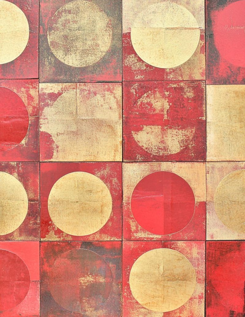 Orimazing eBook page 19 — vintage collage, geometric abstract, distressed ephemera