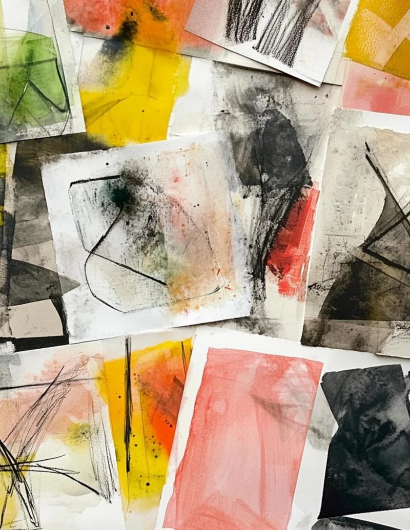Orimazing eBook page 25 — abstract mixed media, experimental art, artist collage