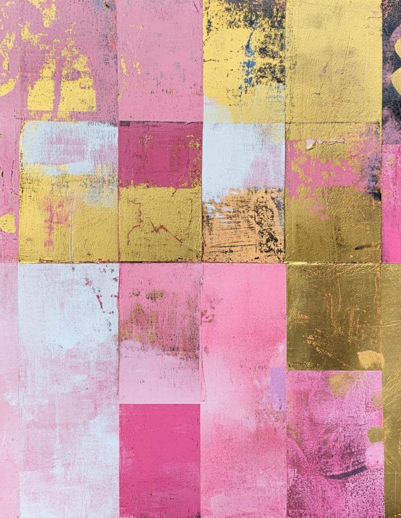 Orimazing eBook page 36 — vintage distressed, patchwork art, shabby-chic collage