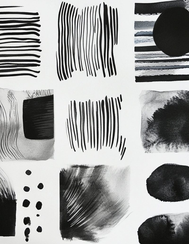 Orimazing eBook page 41 — abstract-expressionism, monochromatic-art, gestural-marks