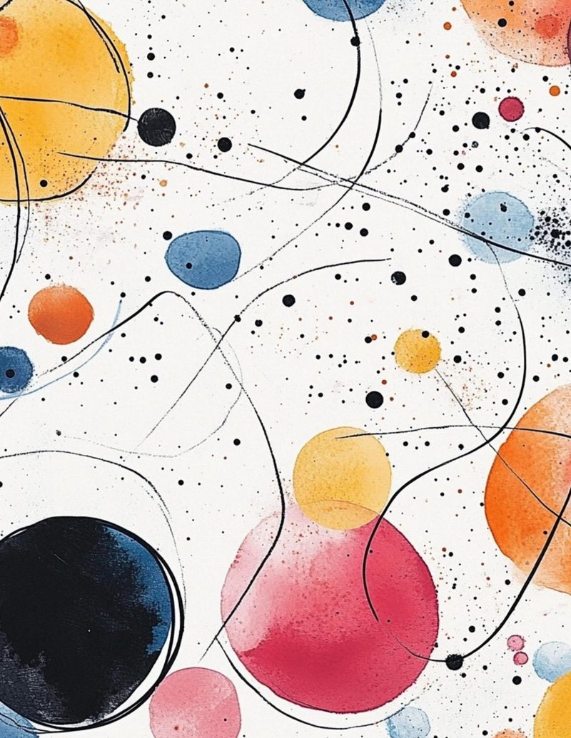 Orimazing eBook page 57 — abstract watercolor, geometric art, modern collage