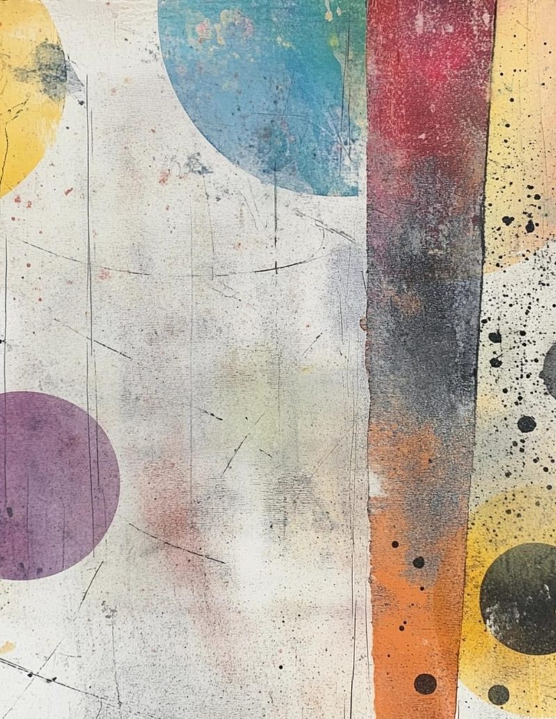 Orimazing eBook page 69 — abstract collage, geometric art, vintage ephemera