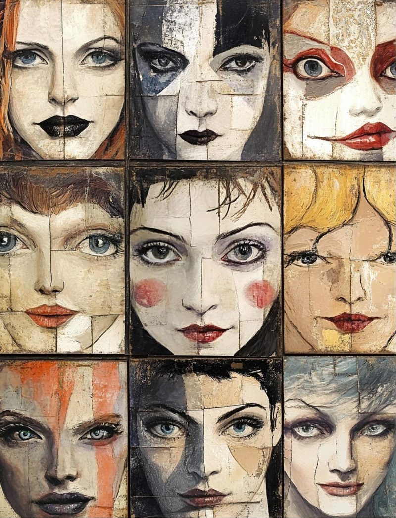 Parts Apart eBook page 54 — vintage portraits, faces, feminine aesthetics