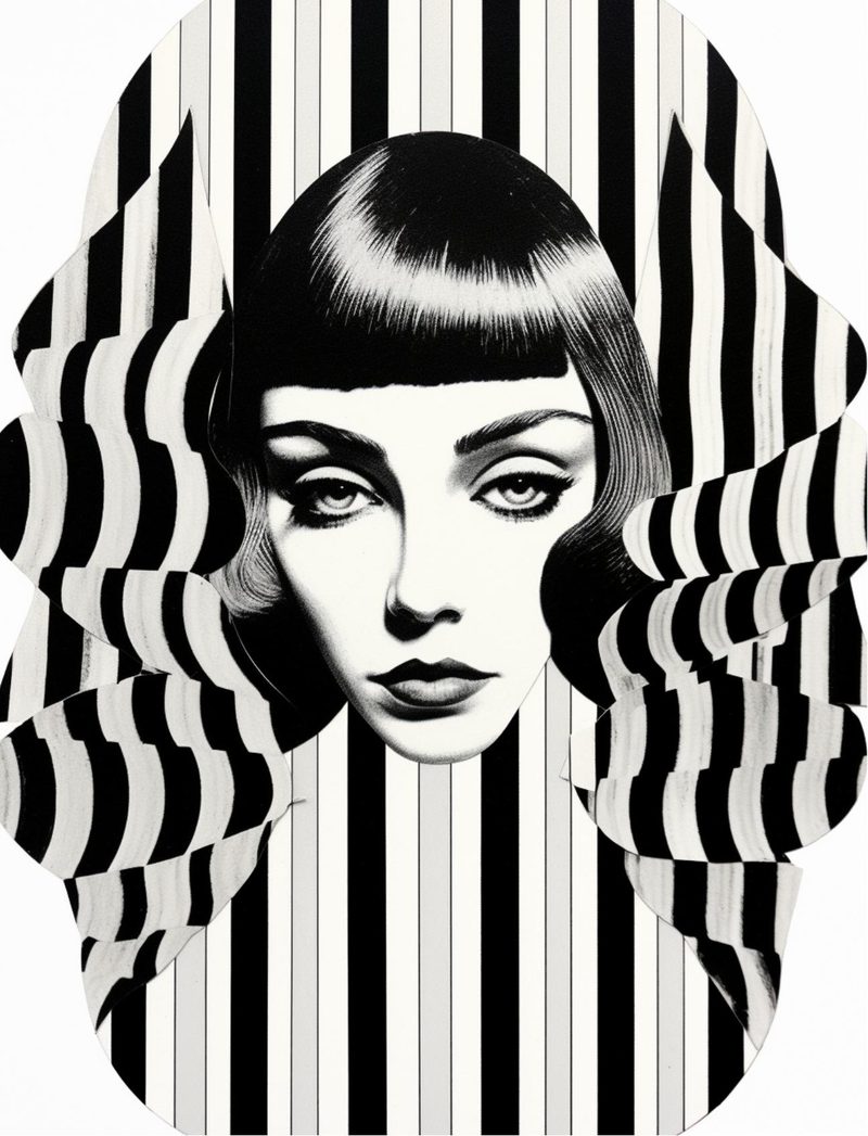Something To Talk About eBook page 82 — op-art, 1960s mod, geometric illusion