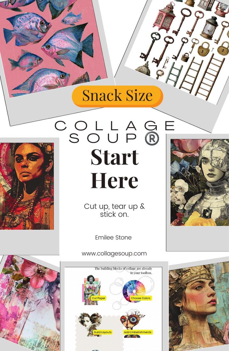 Start Here: A Beginner's Guide to Collage & Mixed Media eBook page 1 — [object Object]