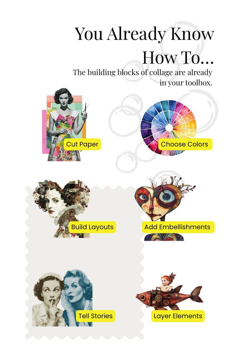Start Here: A Beginner's Guide to Collage & Mixed Media eBook page 8 — [object Object]