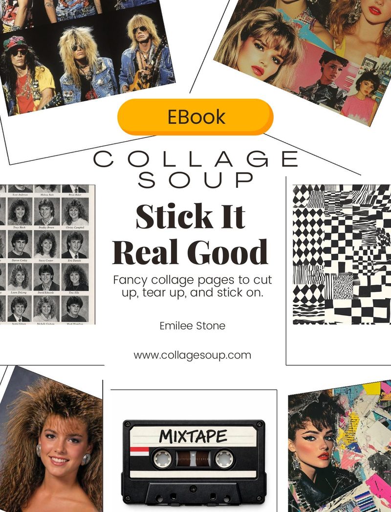 Stick It Real Good — 80s GenX Collage Papers eBook page 1 — [object Object]