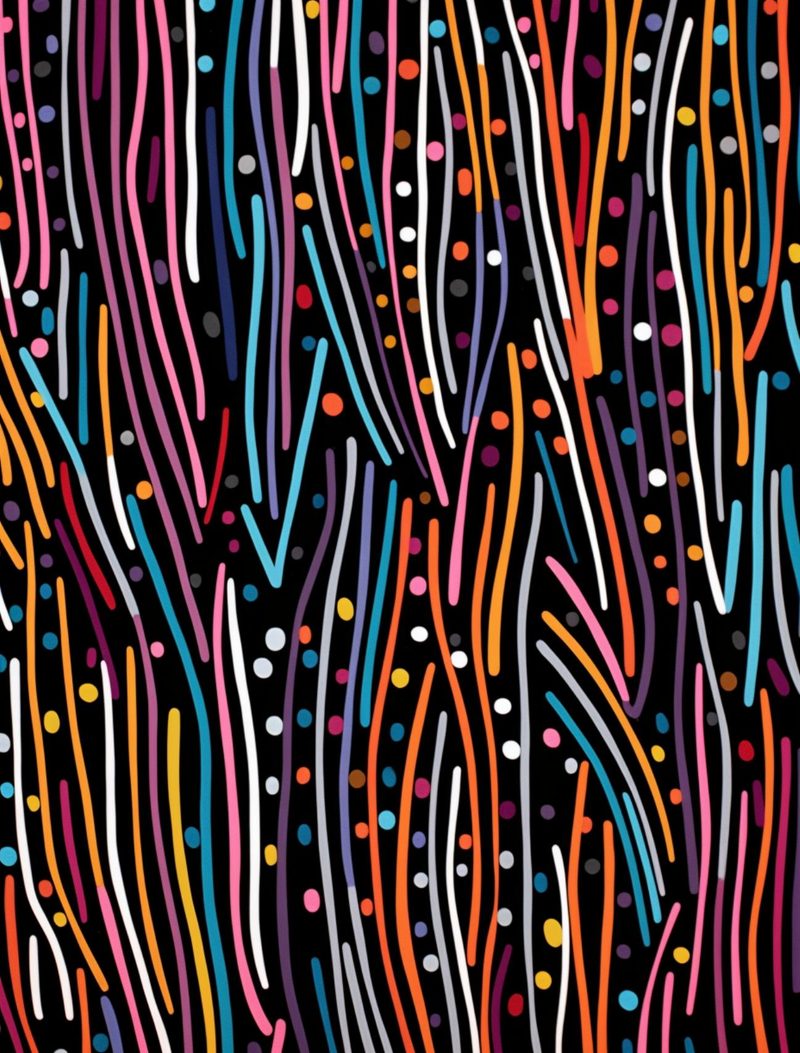 Textrimania I eBook page 34 — abstract neon, modern geometric, vibrant pattern