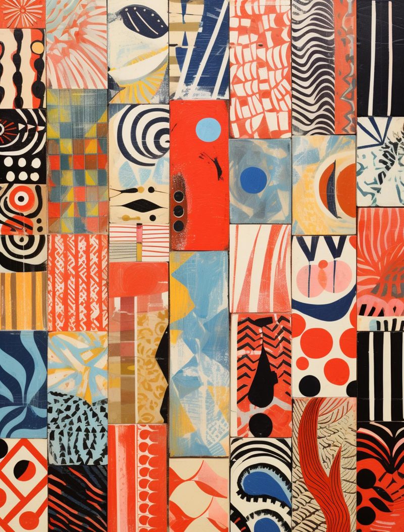 Textrimania I eBook page 5 — mid-century modern, geometric patterns, retro design
