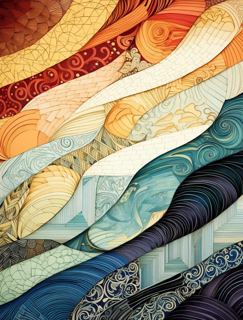 Textrimania I eBook page 54 — abstract-patterns, zentangle, layered-art