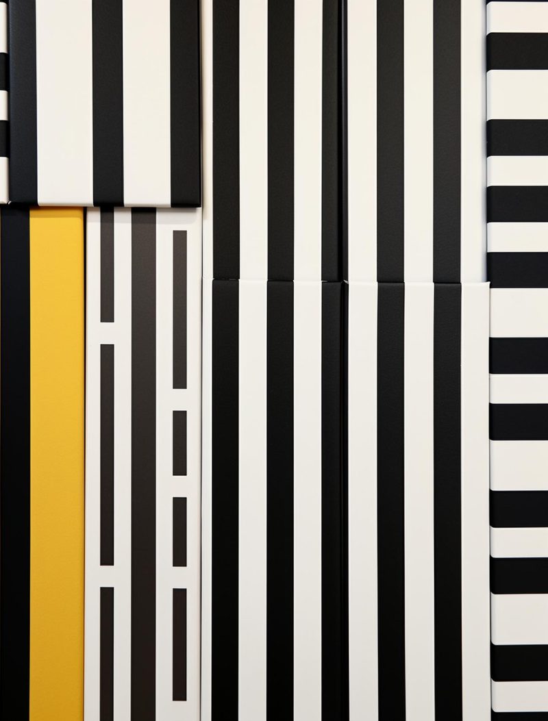 Textrimania I eBook page 61 — geometric abstraction, modern stripes, bold graphic design