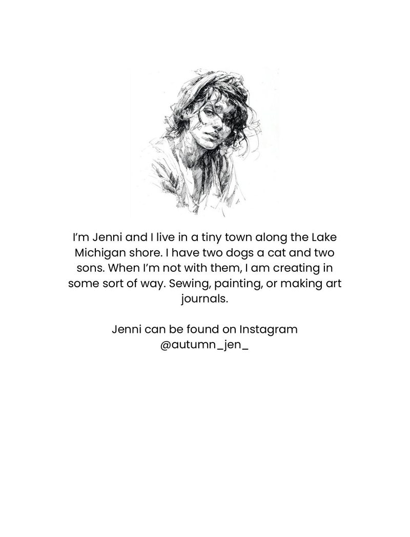 Trace Elements eBook page 91 — artist-bio, creator-profile, minimalist-portrait